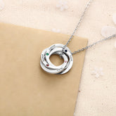 Birthstones Russian Ring Necklace